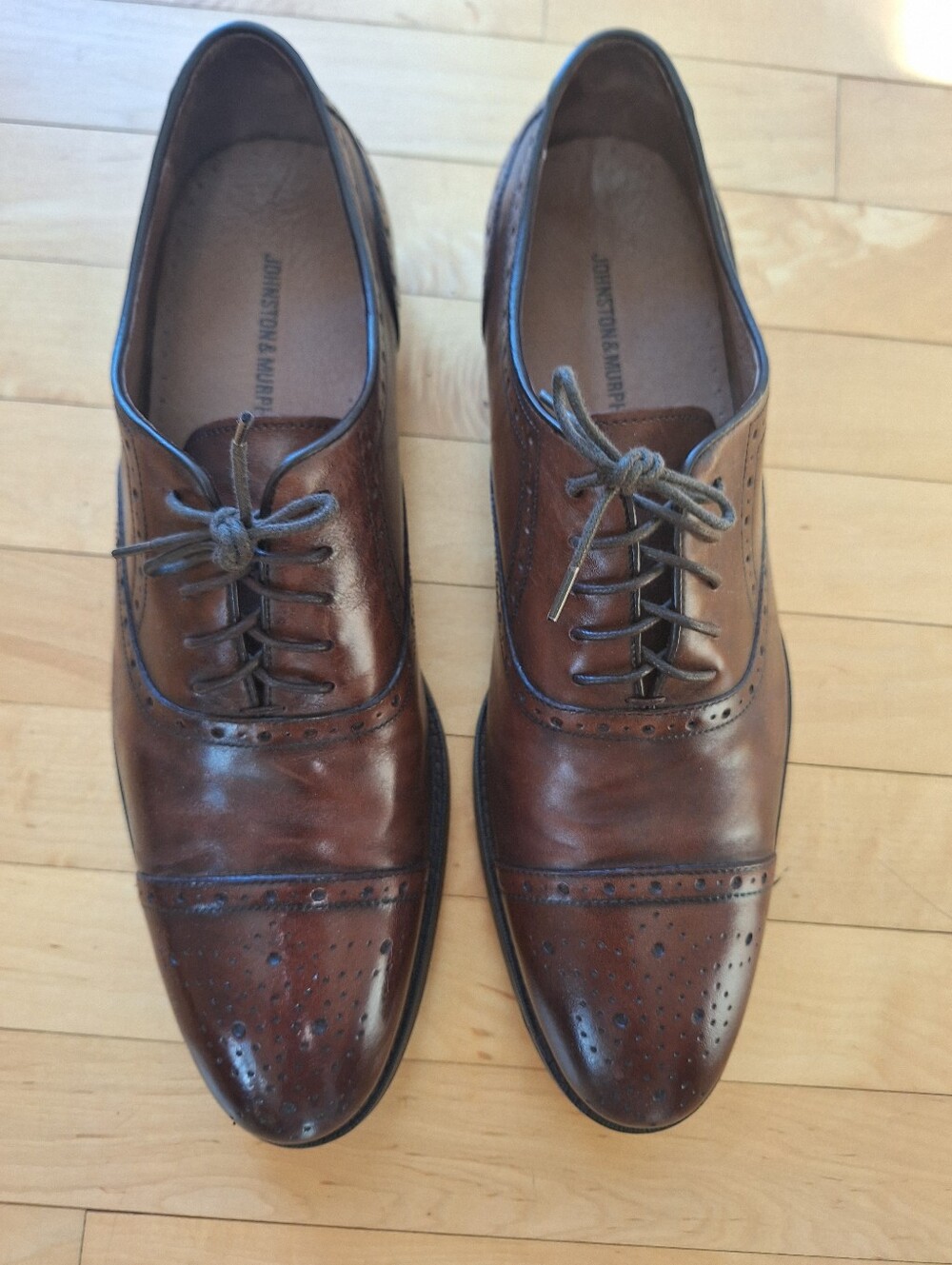 Johnston & Murphy Oxford Leather Dress Shoes